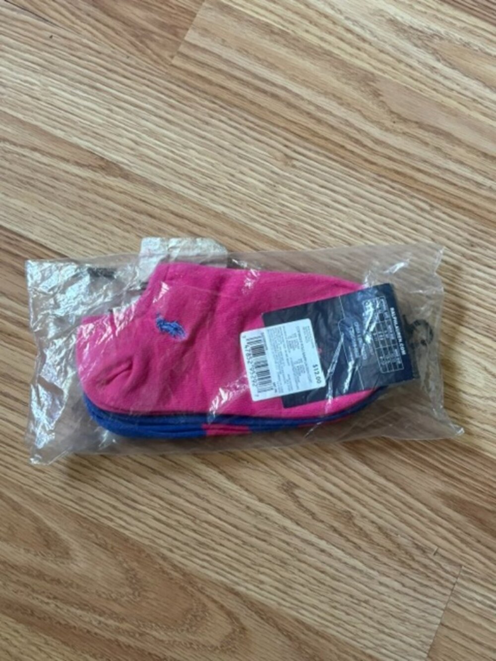 NEW Polo Ralph Lauren Kids Girls No Show Socks 3 Pack Size 8-9.5
